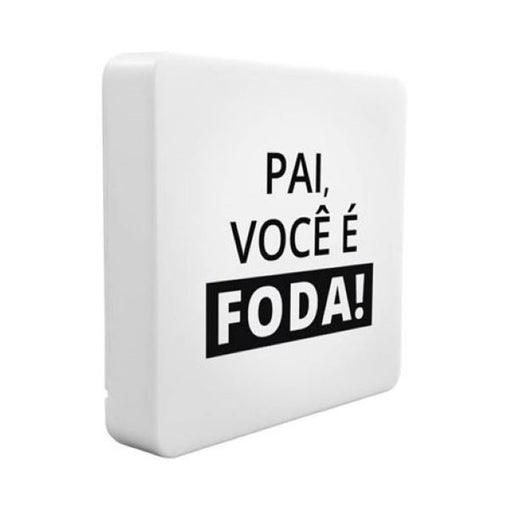 Luminária Slim Box Pai Foda