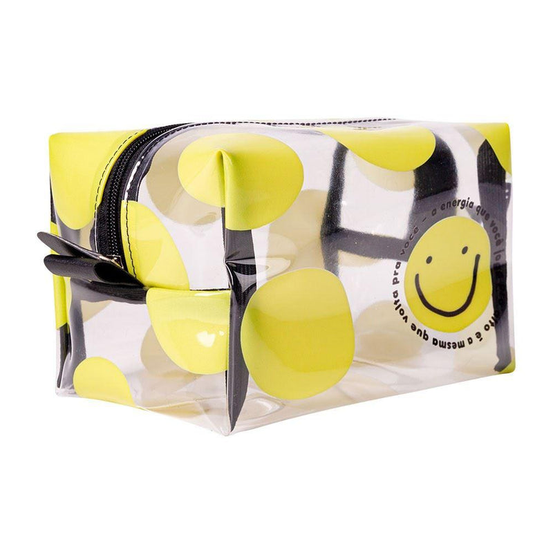 Necessaire Box Pvc - Frases Cores E Amores Smile