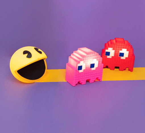 Kit Luminárias Pac-Man e Fantasminhas