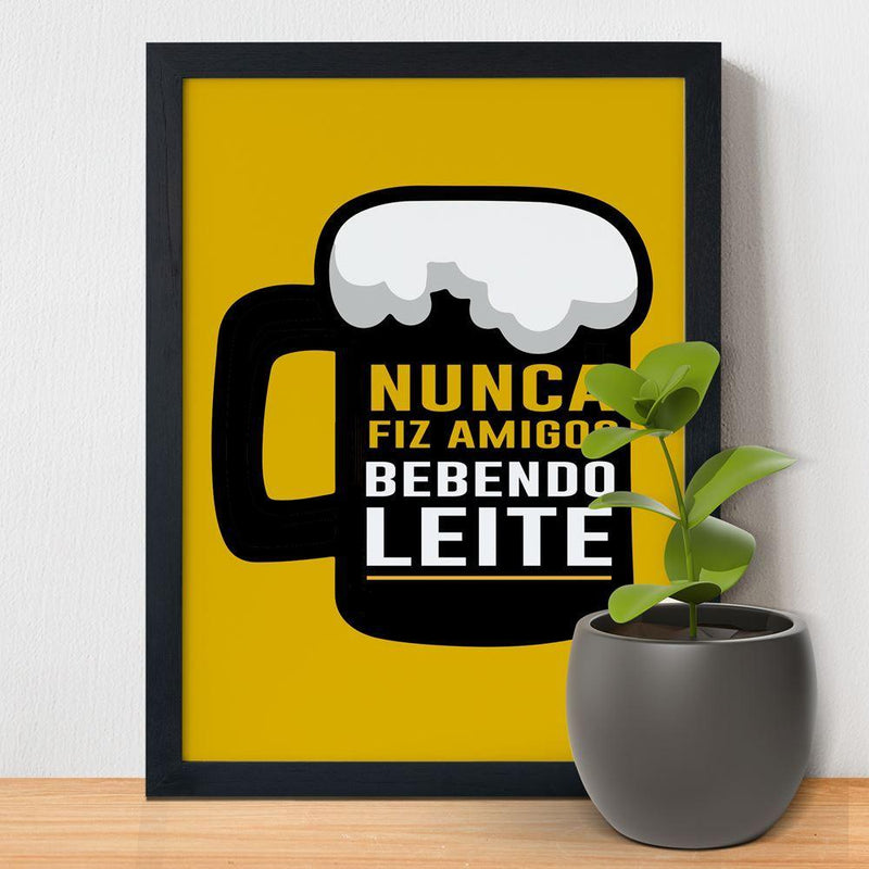 Kit 2 Quadros Decorativos em MDF - I Love Beer