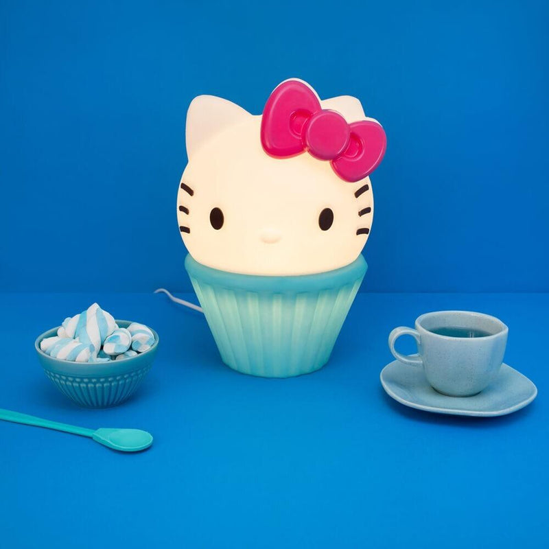 Luminária 3D Hello Kitty Cake Azul