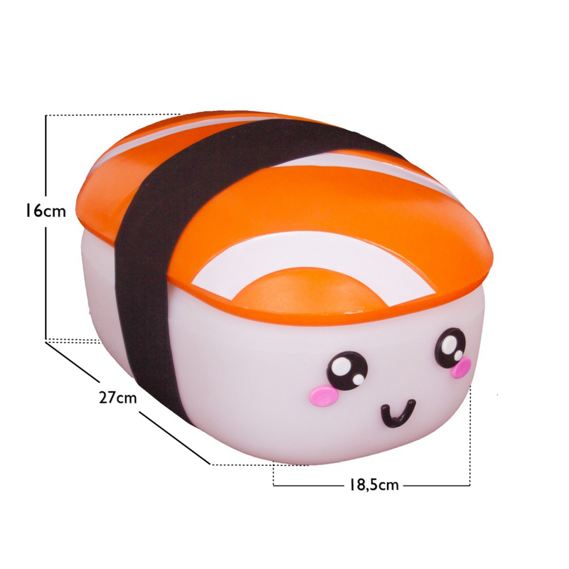 Luminária de Mesa 3D Sushi Kawaii