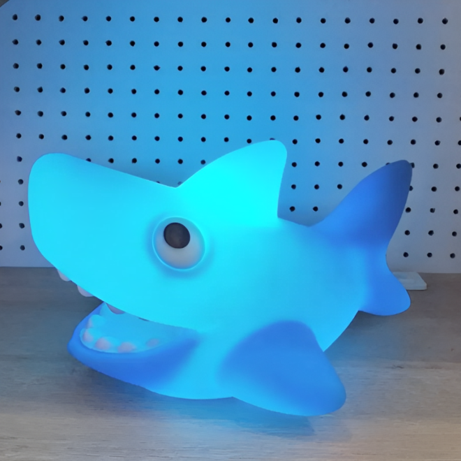 Luminária de Mesa 3D Little Shark